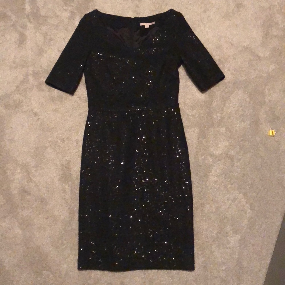 Banana Republic Wool Sequin Dress